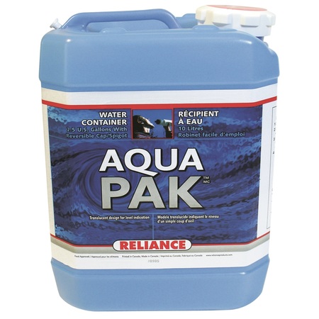 RELIANCE OUTDOORS Water-Pak Water Container 2.5 Gallon 9713-03